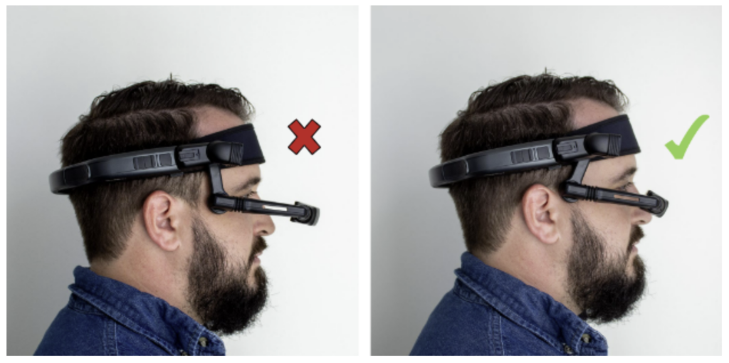 worker with smart lenses