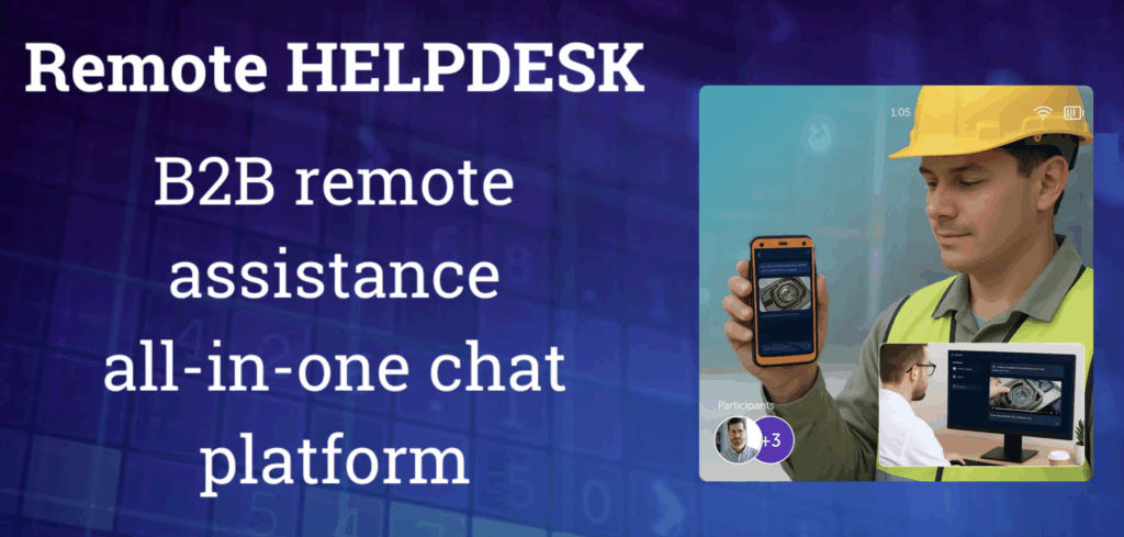 Remote Helpdesk B2B chat