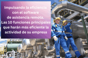 eficiencia software asistencia remota