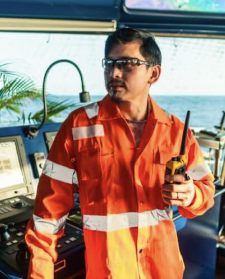 the vessels can use the smart glasses to fix issues at sea
