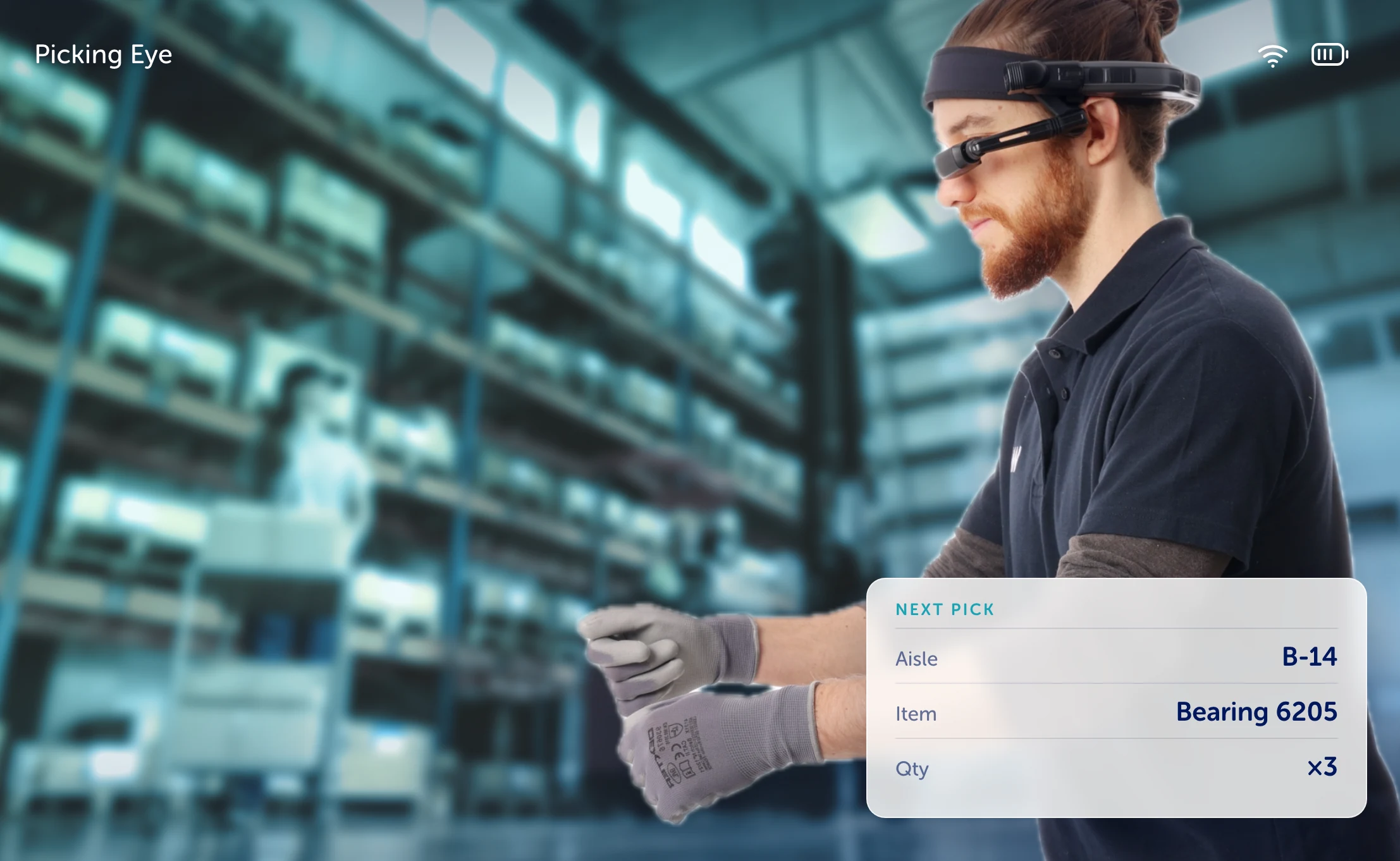 Picking Eye: voice-guided picking on smart glasses
